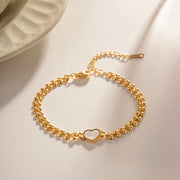 heart pendant bracelet - MRSLM