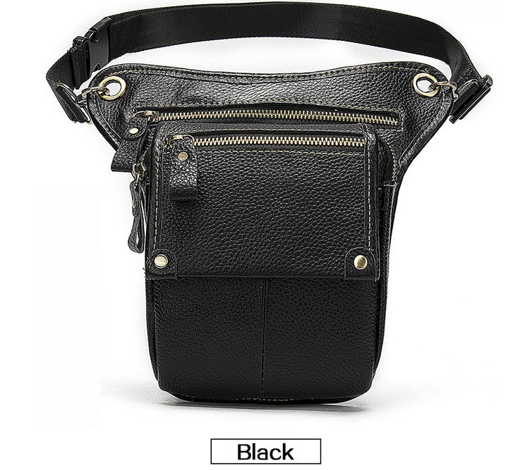 Vintage leather crossbody bag