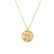moon and star pendant necklace, view 2 - MRSLM