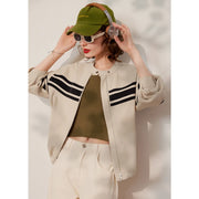 Women's striped jacket, view 2 - MRSLM