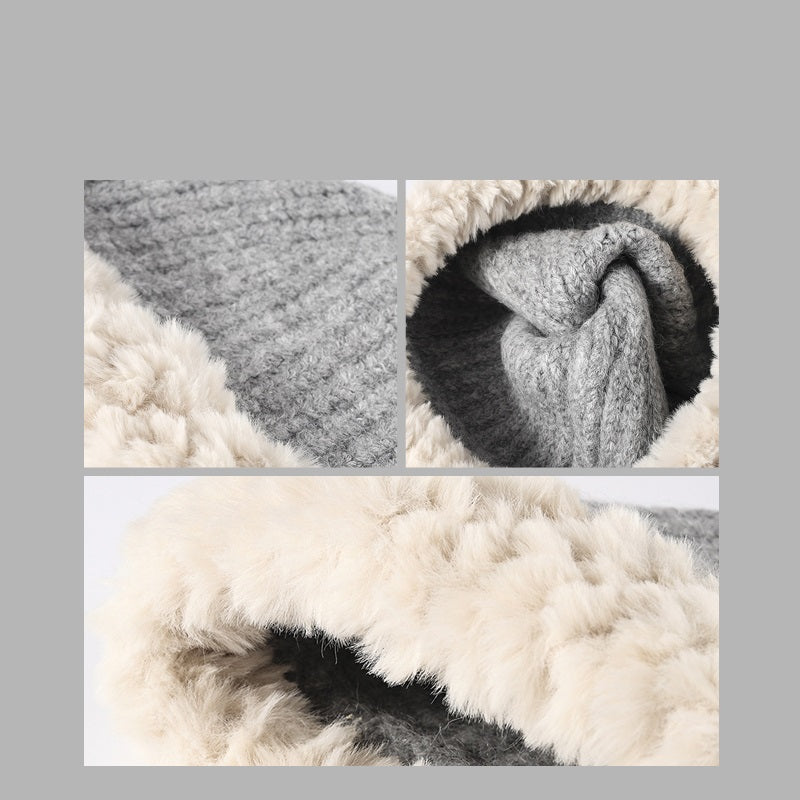 warm knitted hat for women, view 3 - MRSLM
