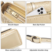gold crossbody shoulder bag, view 4 - MRSLM