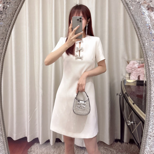 A-line short sleeve dress - MRSLM