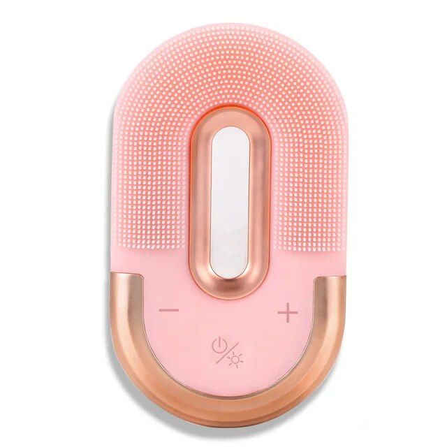sonic silicone facial cleansing brush, view 3 - MRSLM