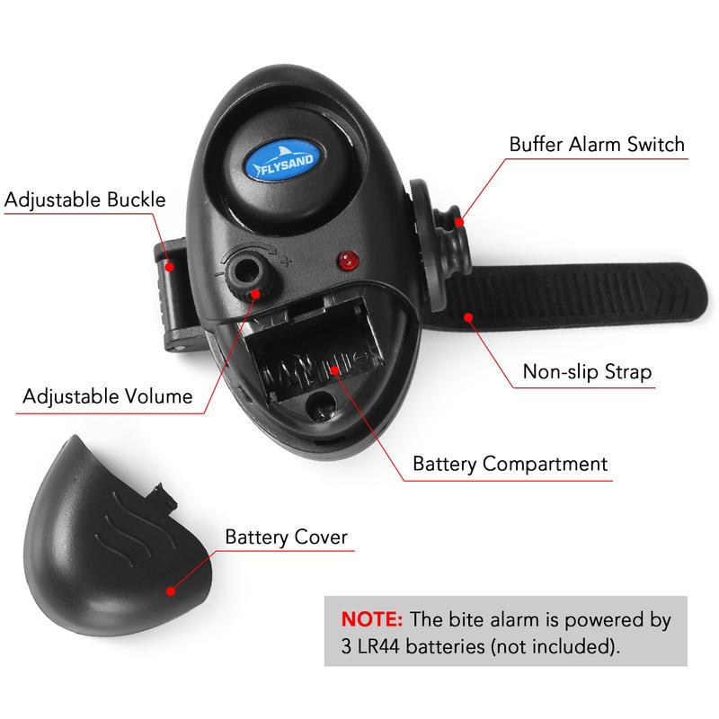 fishing bite alarm, view 5 - MRSLM