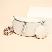 leather crossbody chest bag, view 7 - MRSLM
