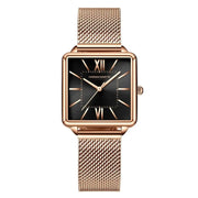 women's square watch with Japan quartz movement, view 3 - MRSLM