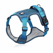 adjustable reflective dog harness with leash, view 4 - MRSLM