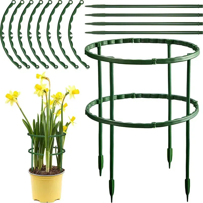 greenhouse plant support frame, view 7 - MRSLM
