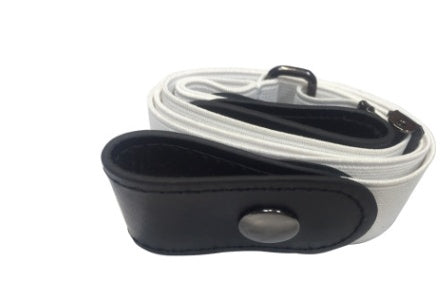 slim leather belt for men and women, view 15 - MRSLM