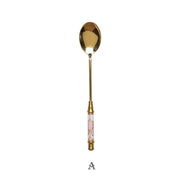 stainless steel dessert spoon, view 7 - MRSLM