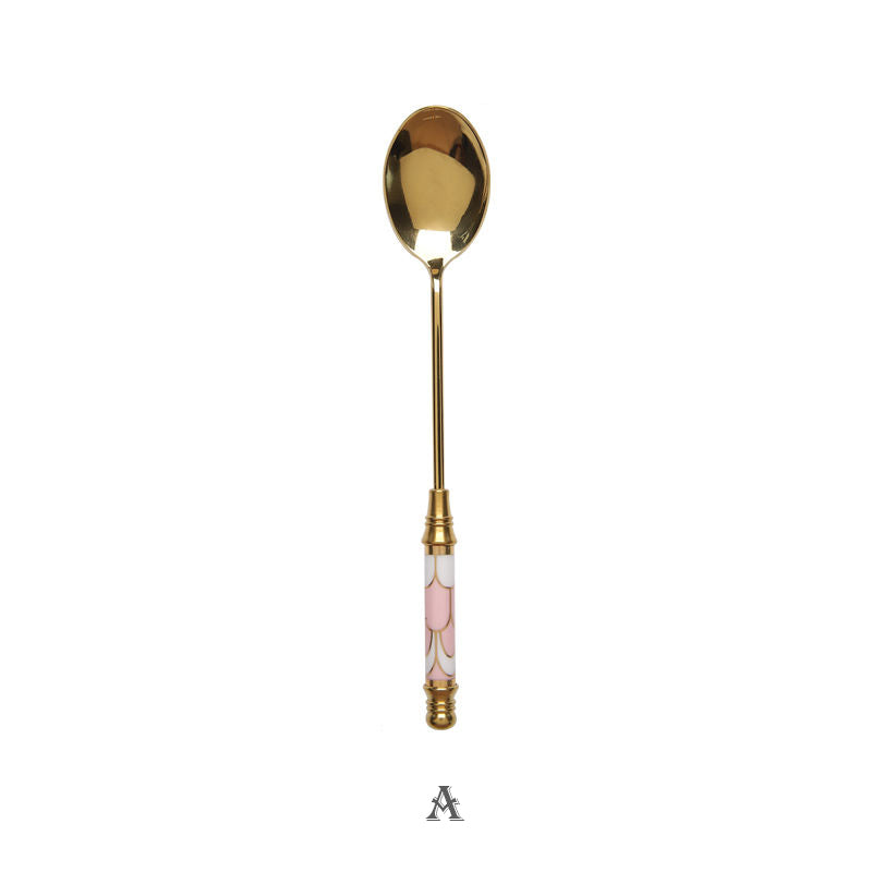 stainless steel dessert spoon, view 7 - MRSLM