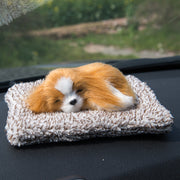 sleeping dog car ornament, view 5 - MRSLM