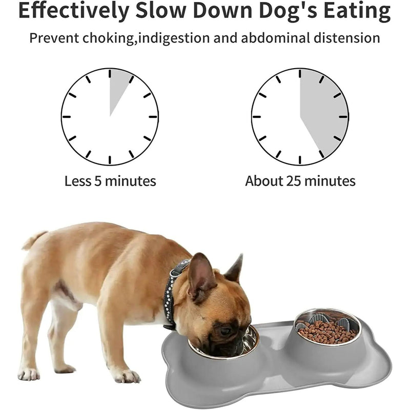 Slow feeder insert for dog bowls, view 6 - MRSLM