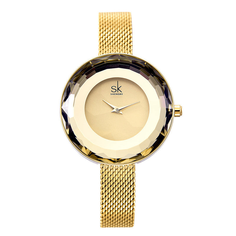 ladies quartz glass watch, view 6 - MRSLM