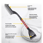 2-in-1 car snow brush and ice scraper, view 8 - MRSLM