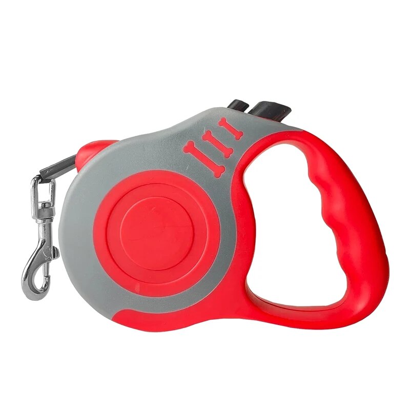retractable nylon dog leash, view 3 - MRSLM