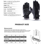 Fleece touchscreen winter gloves with zipper, view 5 - MRSLM