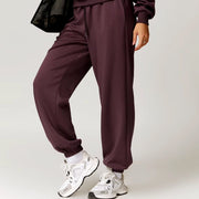 high waisted loose fit sweatpants, view 9 - MRSLM