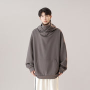 hooded turtleneck workwear sweater, view 7 - MRSLM