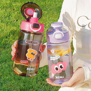 700ml plastic water bottle with straw - MRSLM