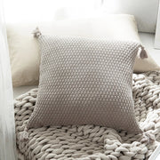 Crochet cotton pillow cover, view 4 - MRSLM