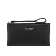 long pu leather zipper wallet, view 3 - MRSLM