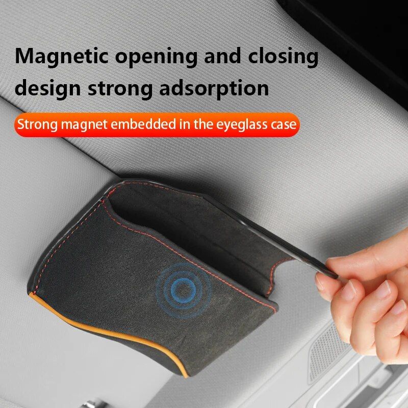 car visor glasses holder, view 9 - MRSLM