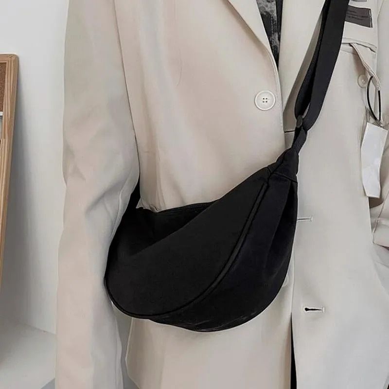 half moon crossbody bag, view 11 - MRSLM