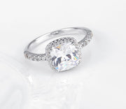 925 silver square ring, view 6 - MRSLM