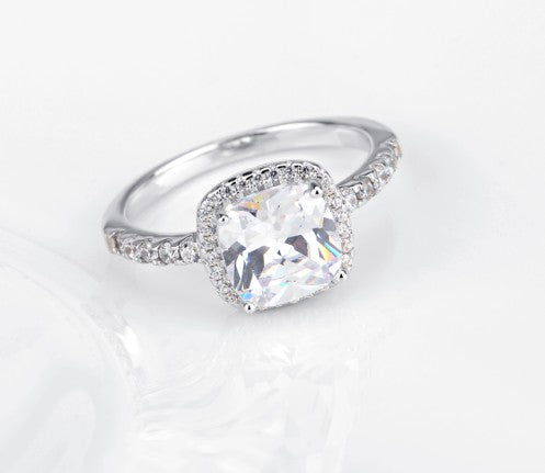 925 silver square ring, view 6 - MRSLM