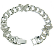 butterfly Cuban chain necklace, view 6 - MRSLM