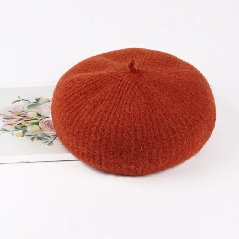 Women's 100% wool beret, view 18 - MRSLM