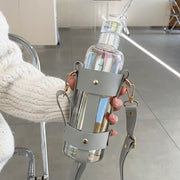 500ml glass water bottle with pu holder, view 10 - MRSLM