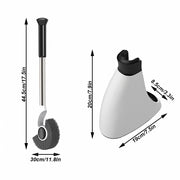 toilet brush set with stainless steel handle, view 7 - MRSLM