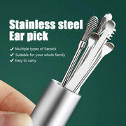 stainless steel ear care tool set, view 4 - MRSLM