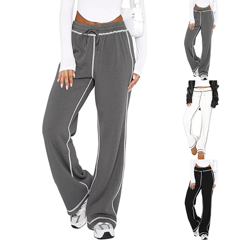 women's loose wide-leg casual sweatpants - MRSLM