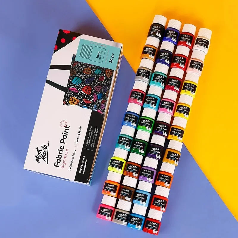 Permanent fabric paint set, view 4 - MRSLM