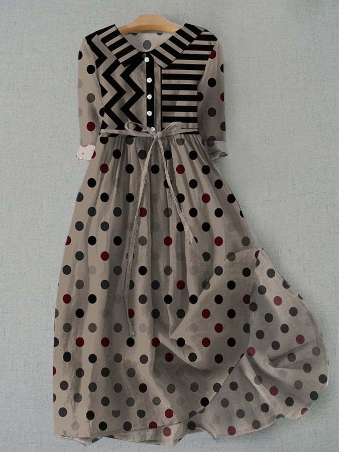 floral 3d print dress, view 2 - MRSLM