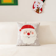 Embroidered Christmas pillow cover, view 11 - MRSLM