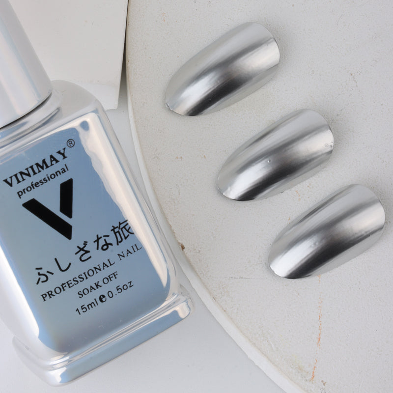 metallic mirror gel nail polish, view 7 - MRSLM