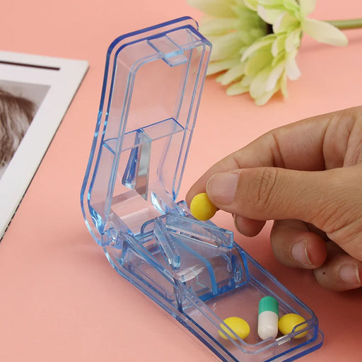 Compact pill splitter and storage organizer - MRSLM
