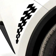 checkered flag car stickers, view 8 - MRSLM