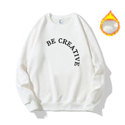 loose thick round neck sweatshirt, view 7 - MRSLM