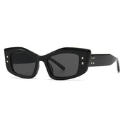 Retro cat eye rivet sunglasses - MRSLM