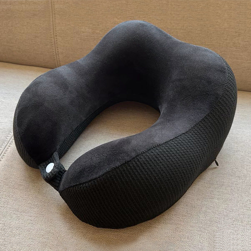 memory foam U-shaped neck pillow, view 3 - MRSLM