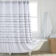 thickened polyester shower curtain, view 6 - MRSLM