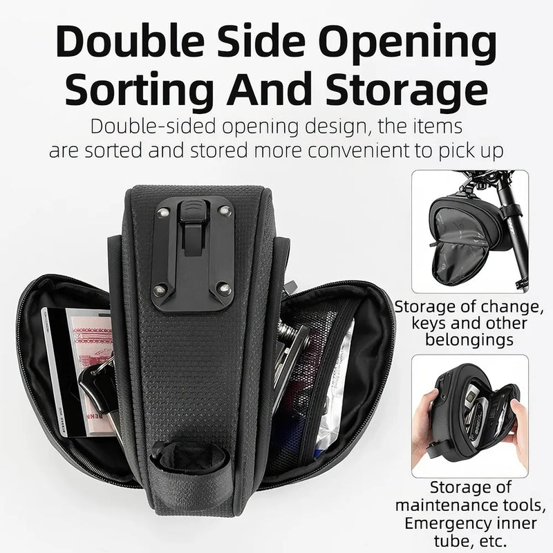 bicycle saddle bag, view 6 - MRSLM