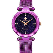 starry sky mesh quartz ladies watch - MRSLM