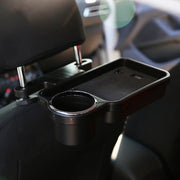 foldable car storage tray with cup and phone holder, view 3 - MRSLM